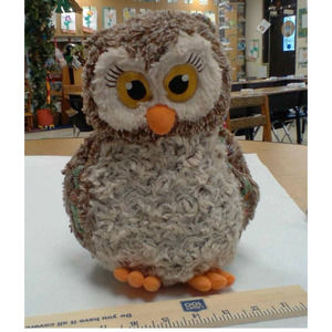 Girl Scout Brownie Baker plush stuffed owl